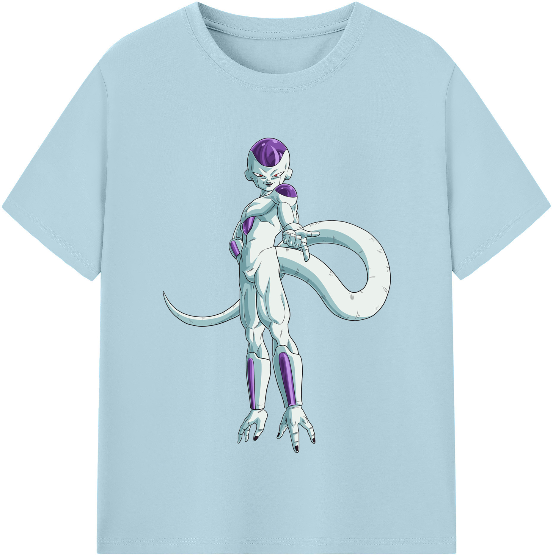 （画像用） ドラゴンボール フリーザ DRAGON BALL Frieza 綿100％半袖Tシャツ（フロントプリント）
